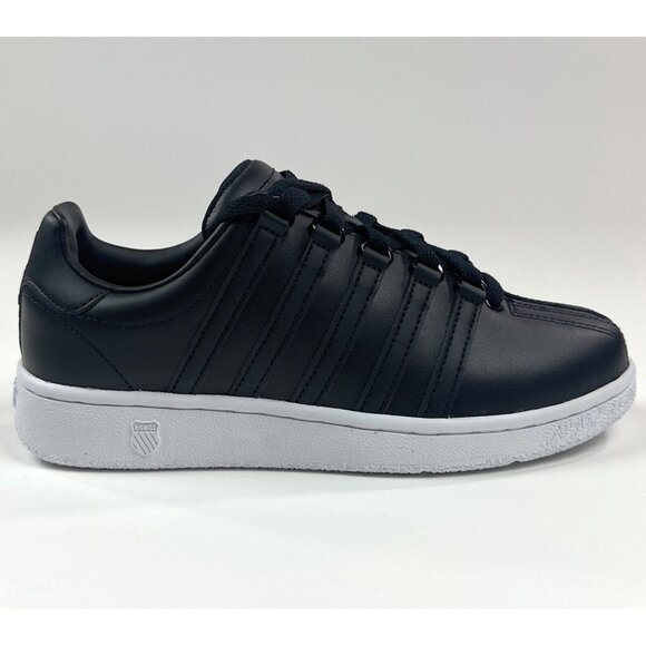 K-Swiss Shoes - K Swiss Classic VN Womens Black White Low Top Shoes Sneakers 97321-002-M